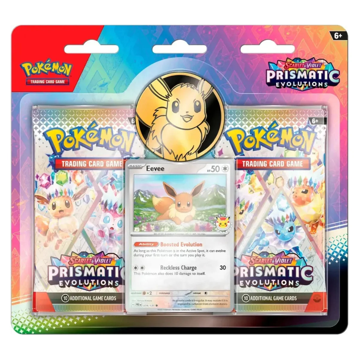 Prismatic Evolutions 2 Pack Blister (2025 Pokémon Day)