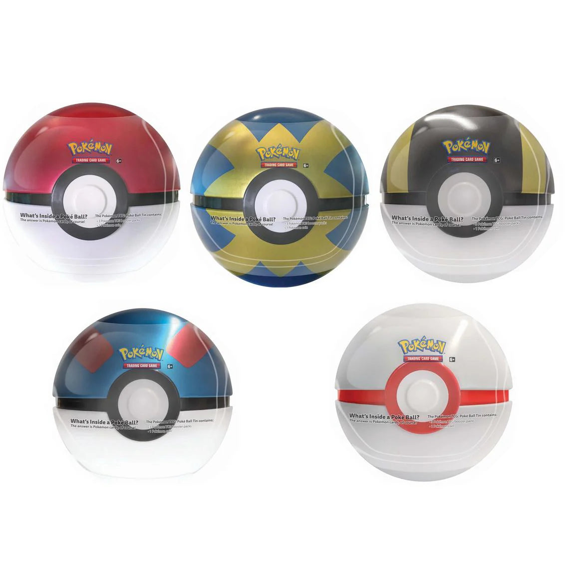 Poké Ball Collectable Tin (3 Packs)